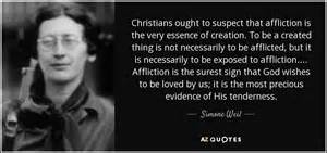 simone weil affliction